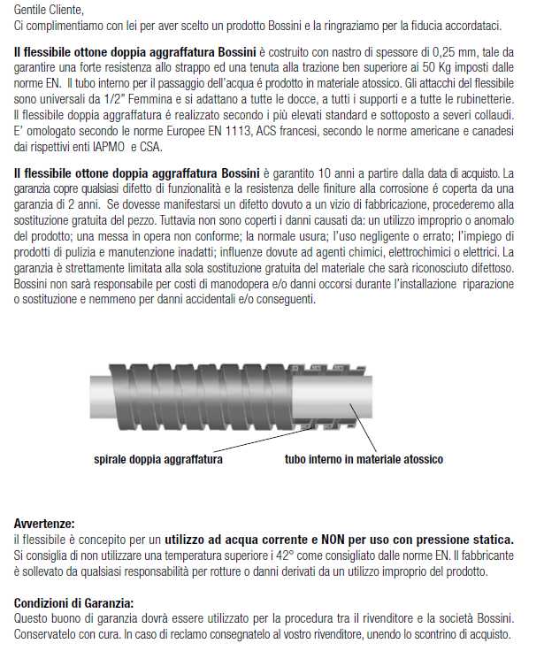 FLEX DOCC TOPBOSSINI cm125