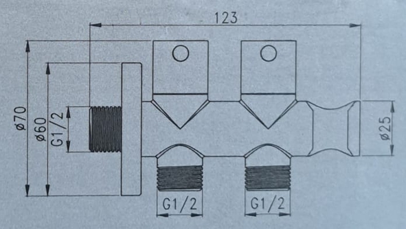 PRESA H2O DUE VIE C/SUP OT