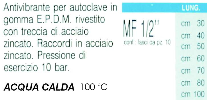 FLESSIBILE AC PIANO 1/2x40