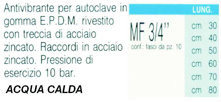 FLESSIBILE AC PIANO 3/4x30