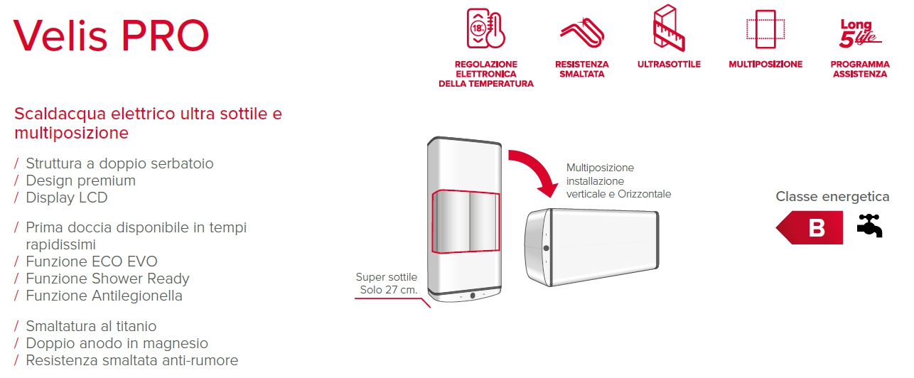 SCALD ELETTR VELIS PRO 50 