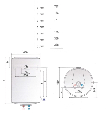 SCALD TERMOEL DX PRO1 R 80
