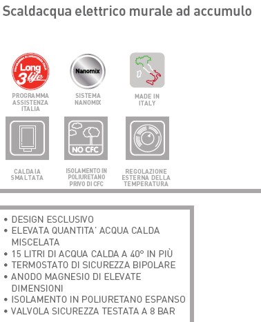 SCALD ELETTR PRO1 R 80L 3A