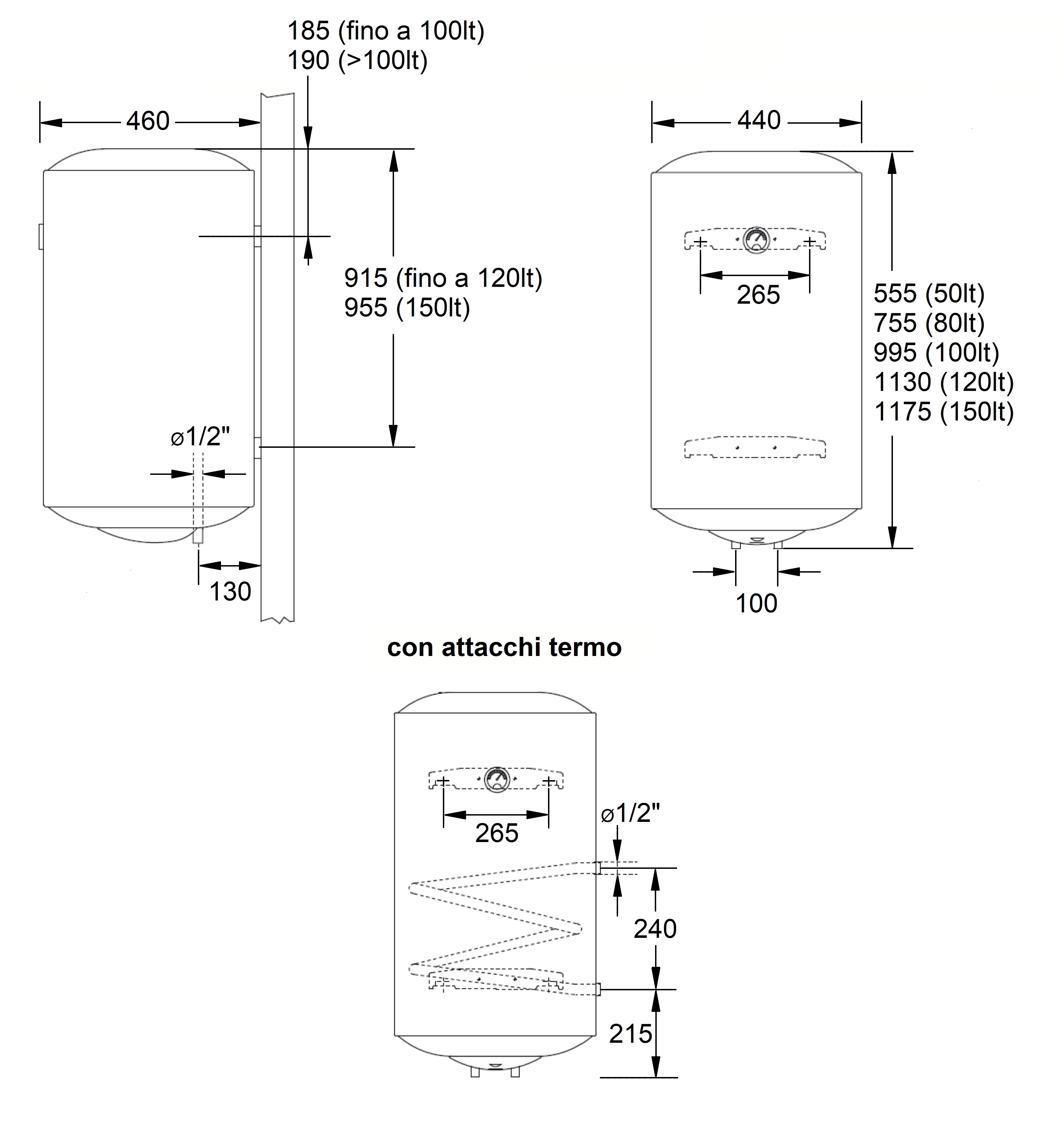 SCALD TERMO DX DEL? 80L 5A