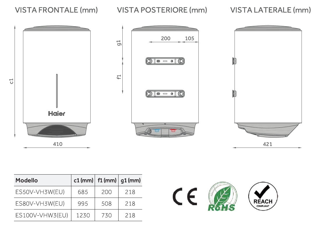 SCALD DIGIT. HAIER 50LT 5A