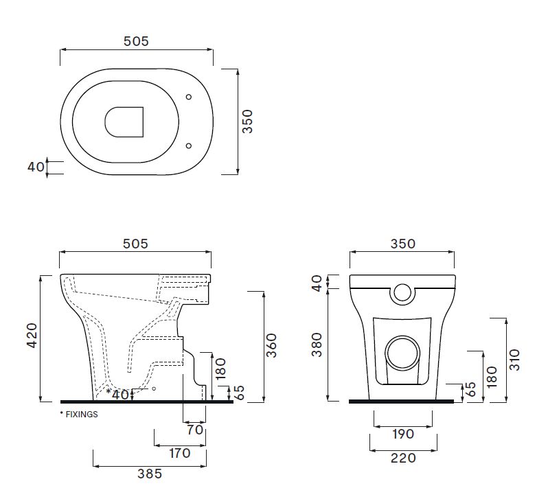 VASO SCAR PARETE JO BIANCO