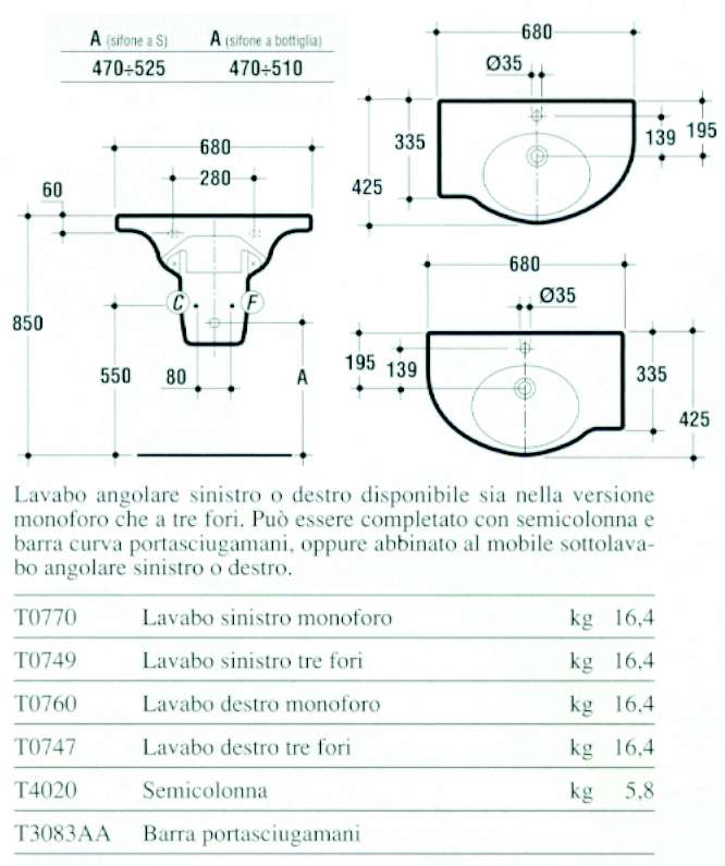 SEMICOLONNA MIA BIANCO    