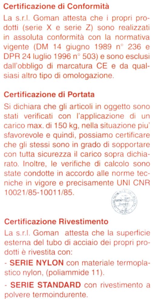 SEDILE RIB C/BRAC x DOCCIA