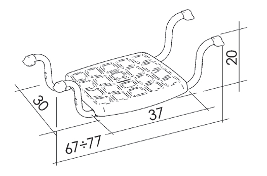 SEDILE VASCA STRUT ALLUMIN