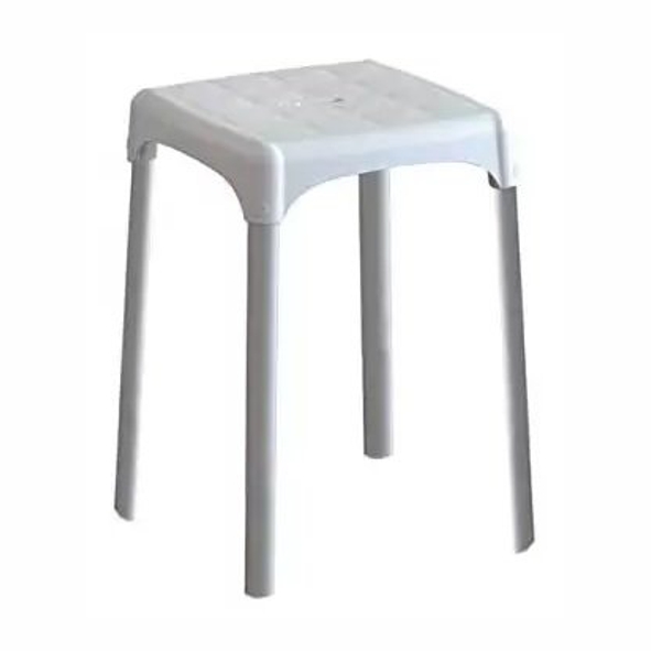 SGABELLO BAGNO QUADRO  H42