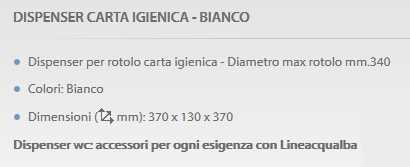 PORTAROTOLO IGIEN MAX diametro 340