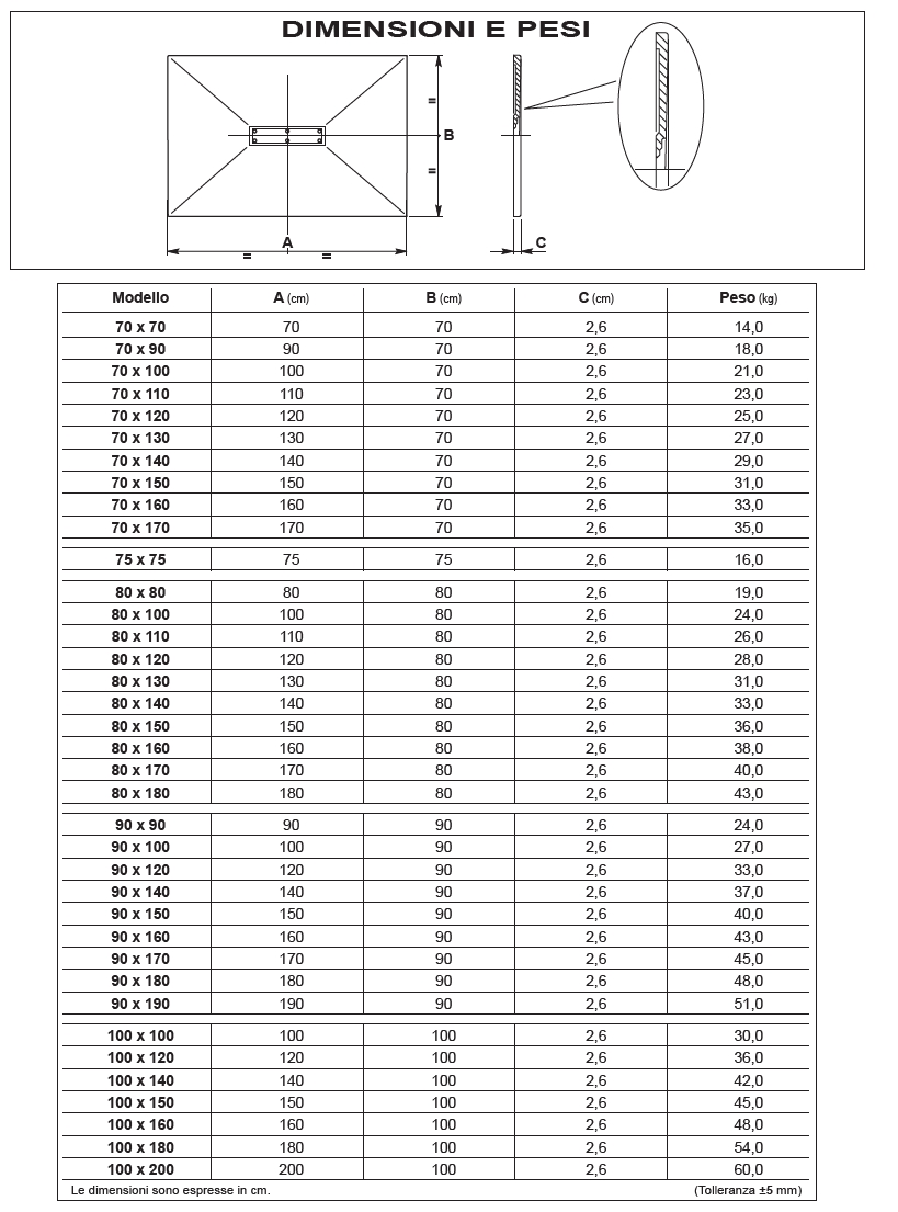 PIATTO ARDESIA PLUS 90X70 