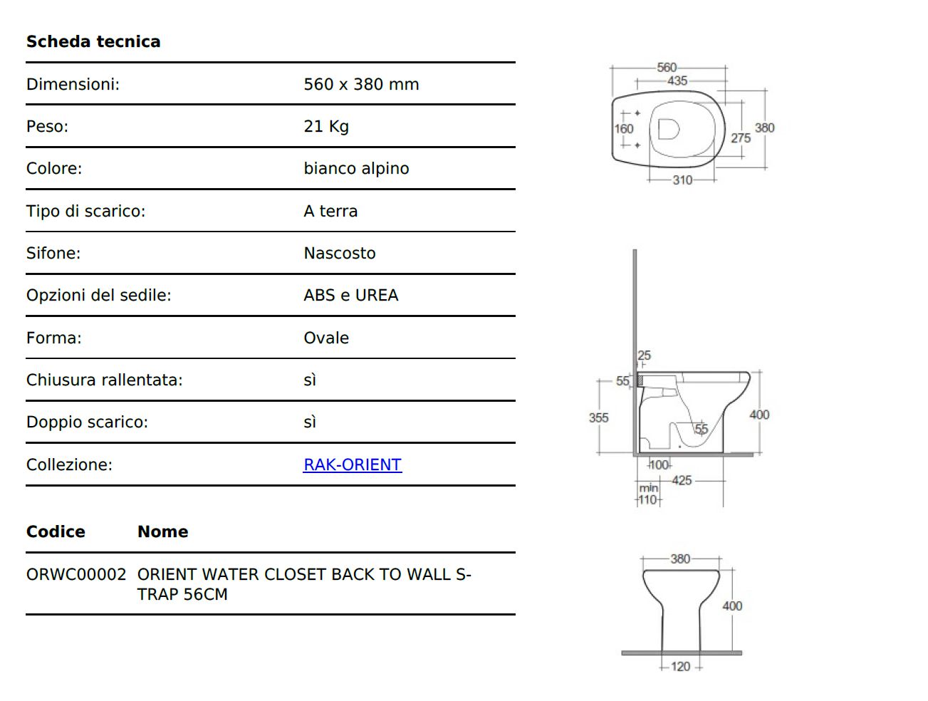 VASO SC/PAVIM.ORIENT BIANC