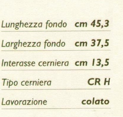 SEDILE UNI COLATO BIA C/CR