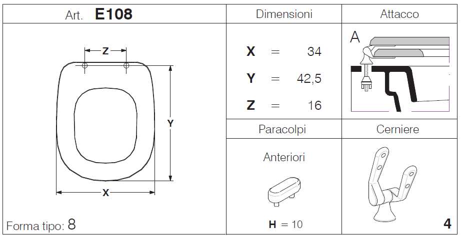 SEDILE TESI MDF     BIANCO