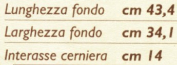 SEDILE ELLISSE COLATO CHAM