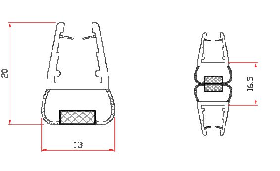 GUARNIZ MAGN X CRIST 6/8MM