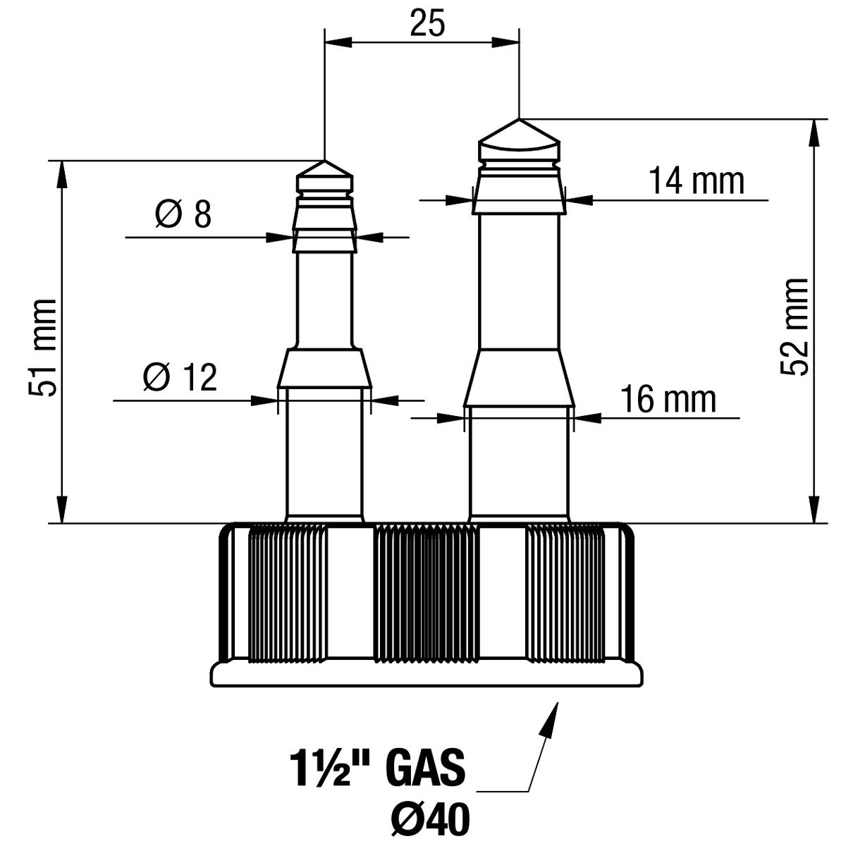KIT PORTAGOMMA  8-12-14-16