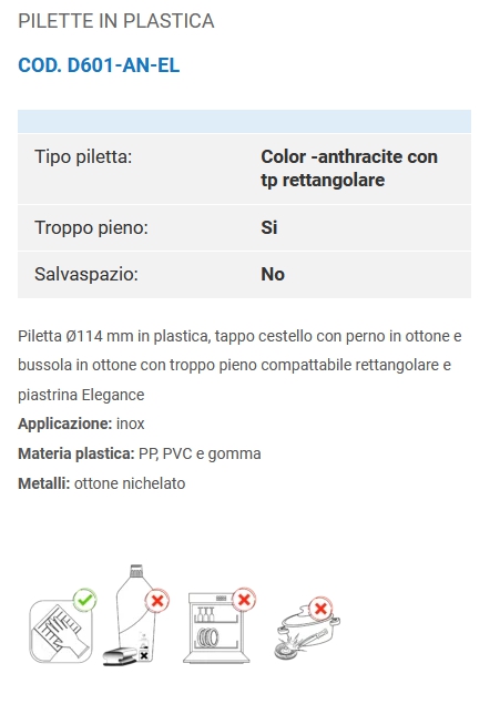 PIL BASKET LAVEL C/T RE AN