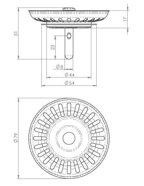 CESTELLO BASKET UNIV diametro  79 