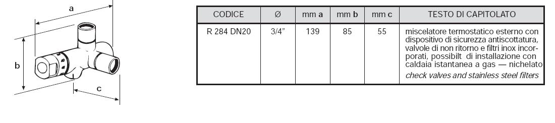 MIX TERMOST MINICASTOR 3/4