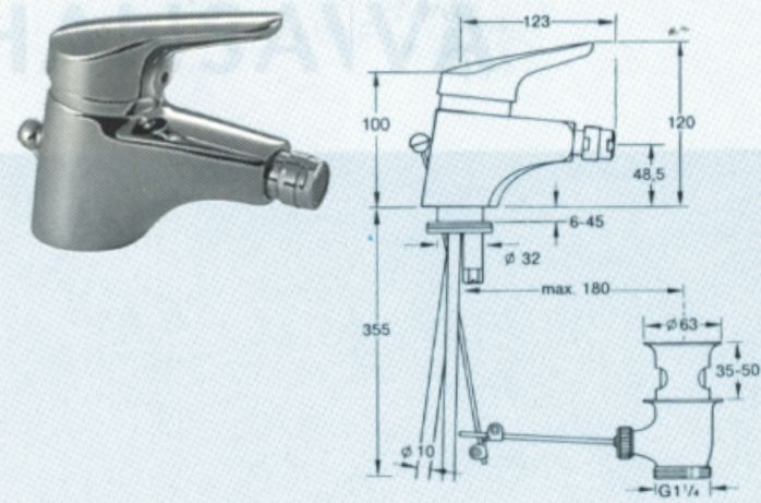 HANSAMIX GRUPPO BIDET     
