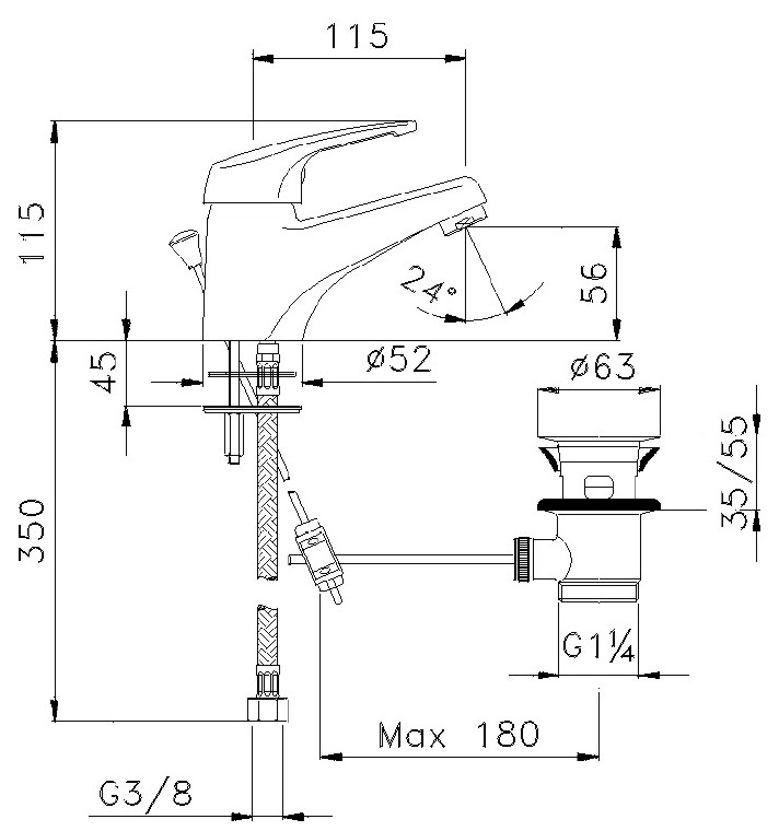 MIX LAVABO       IMPACT CR