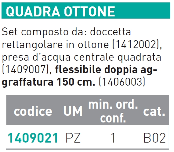 KIT DOCCINO QUADRO CROMO  