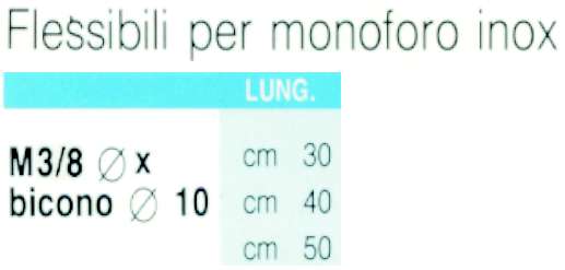 FLESSIB.ACC.M 3/8xdiametro 10 25cm