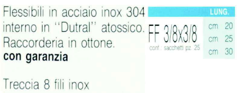 FLESSIBILE AC.F3/8xF3/8x20