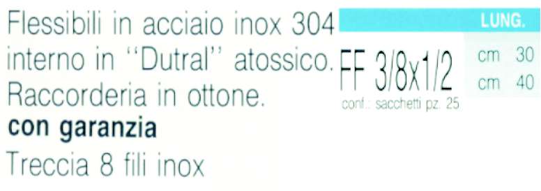 FLESSIBILE  FF 3/8x1/2x30 