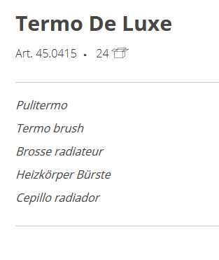 SCOVOLO PULITERMO LUNGO 76