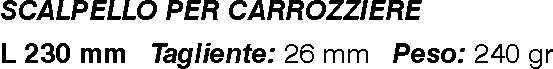 SCALP.CARROZ PIATTO 26X235
