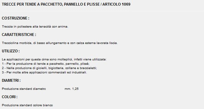 CORDINO TENDA 250M 1,25MM 