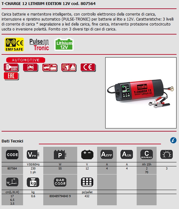 CARICABATT/MANT DEFENDER 8