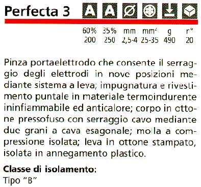 PINZA P/ELETTRODI PERFEC 3