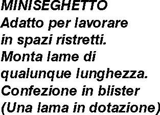 MINISEGHETTO 300 MM       