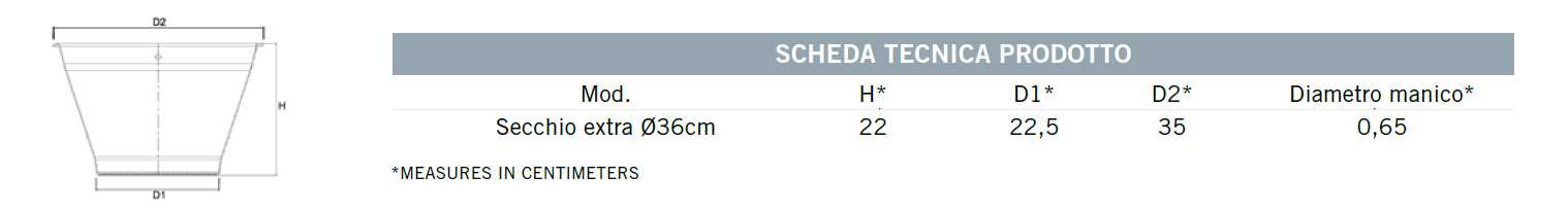 SECCHIO GIALLO EKO 10 LT  