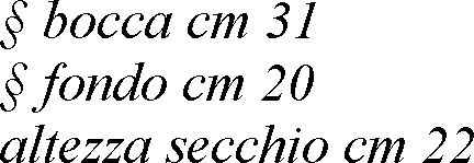 SECCHIO EXTRA MURAT ROSSO 