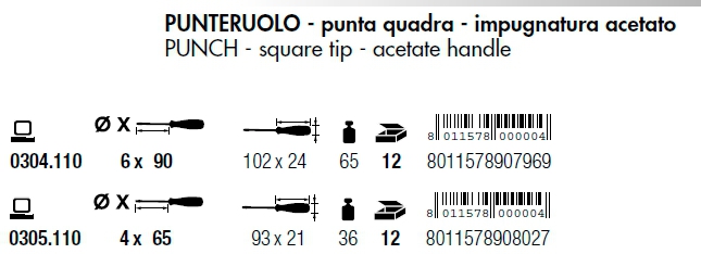 304/A PUNTERUOLO QUAD.6X90