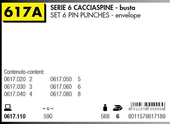 SERIE 6 CACCIASPINE       