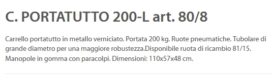 CARRELLO PORTAT GIAL LARGO