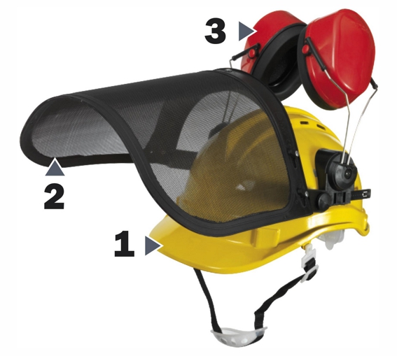 ELMET PROTEZ 3 IN 1 COMPL 