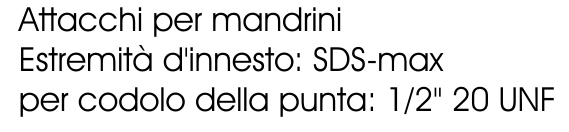 GAMBO x MANDRINO SDS MAX  