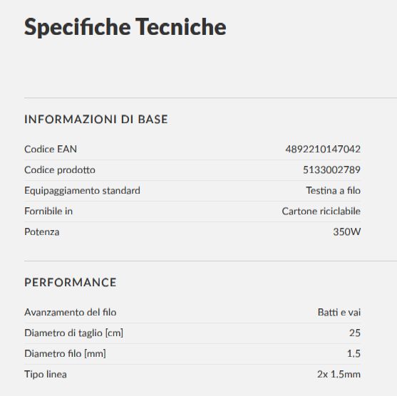 TAGLIABOR350W 25CM RLT3525