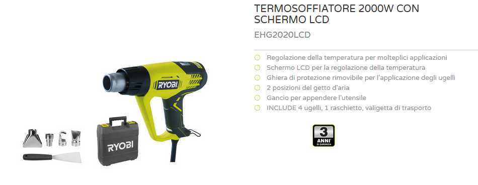 SVERNICIATORE EHG2020LCD  