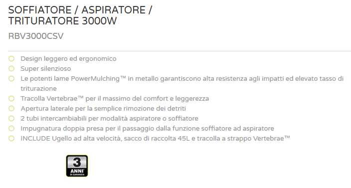 SOFFIAT/ASPIR/TRIT RBV3000