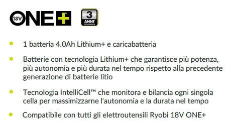 CARICAB RAP 18V+1 BAT 4 AH