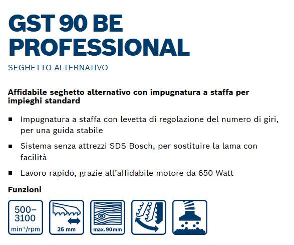 SEGHETTO ALTERNAT GST 90BE