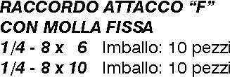 ATTACCO F.1/4 C/MOLFI 8X6 
